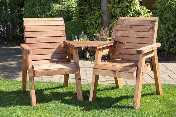 garden log planter - large the wooden workshop oakford